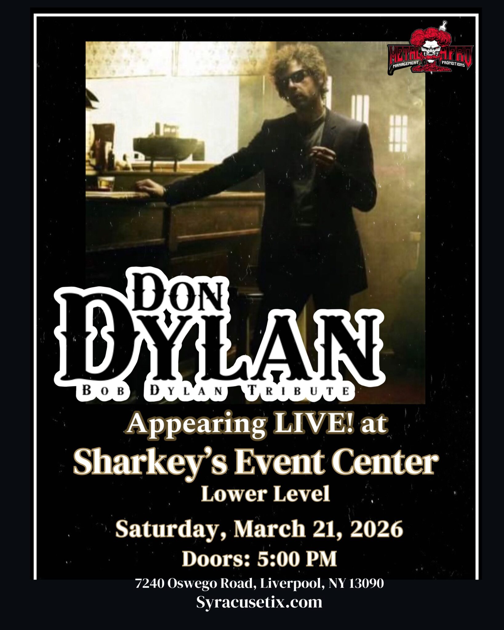 Don Dylan – Bob Dylan Tribute – Syracuse Tix