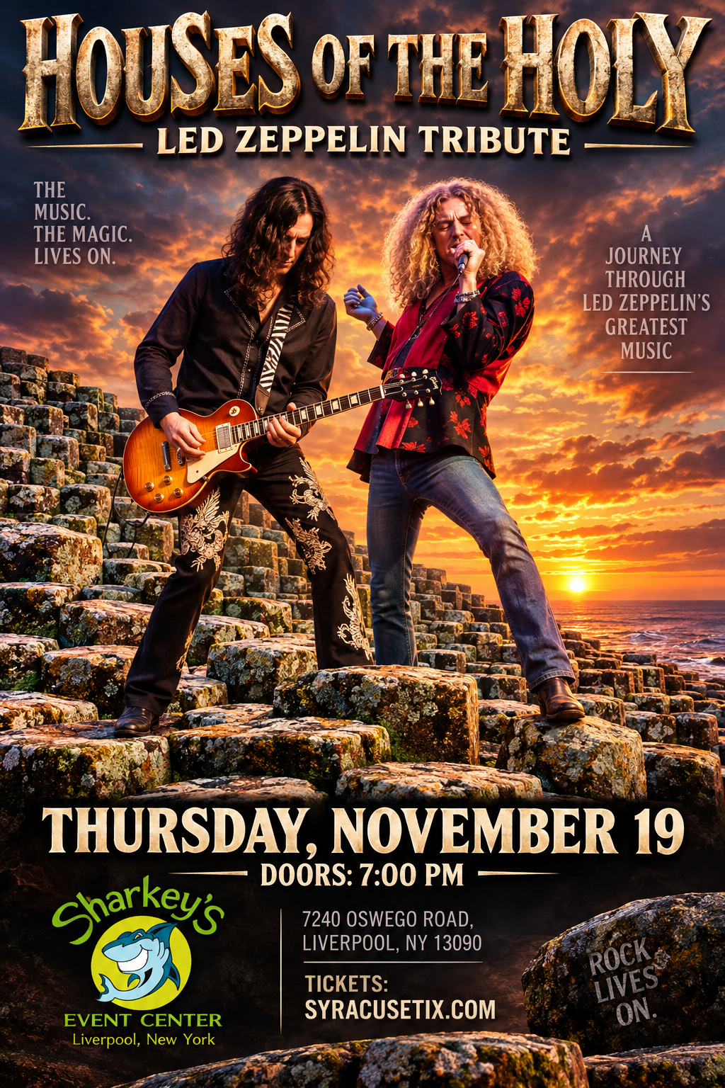 HOUSES OF THE HOLY — LED ZEPPELIN TRIBUTE – Syracuse Tix